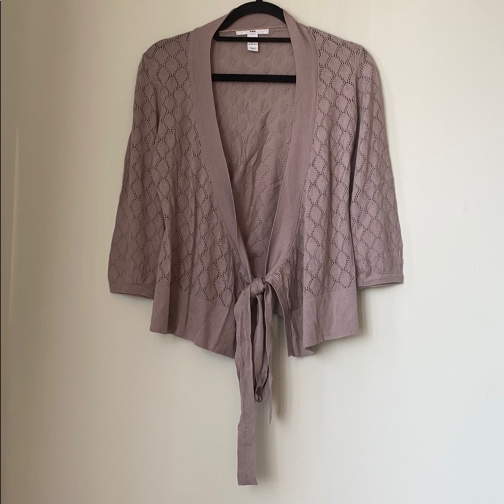 H&M Women’s Net Tie Front Cardigan